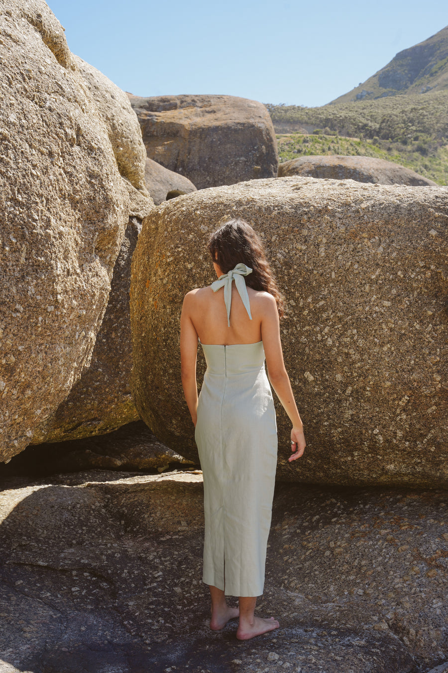 The Storm Dress in Mint